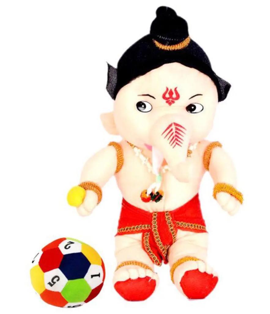 Bal Ganesh Ganpati Teddy Bear Soft Stuffed Plush Toy Kid Children Birthday Gift Lord Ganesha Toy for Kids 30cm Daraz .np