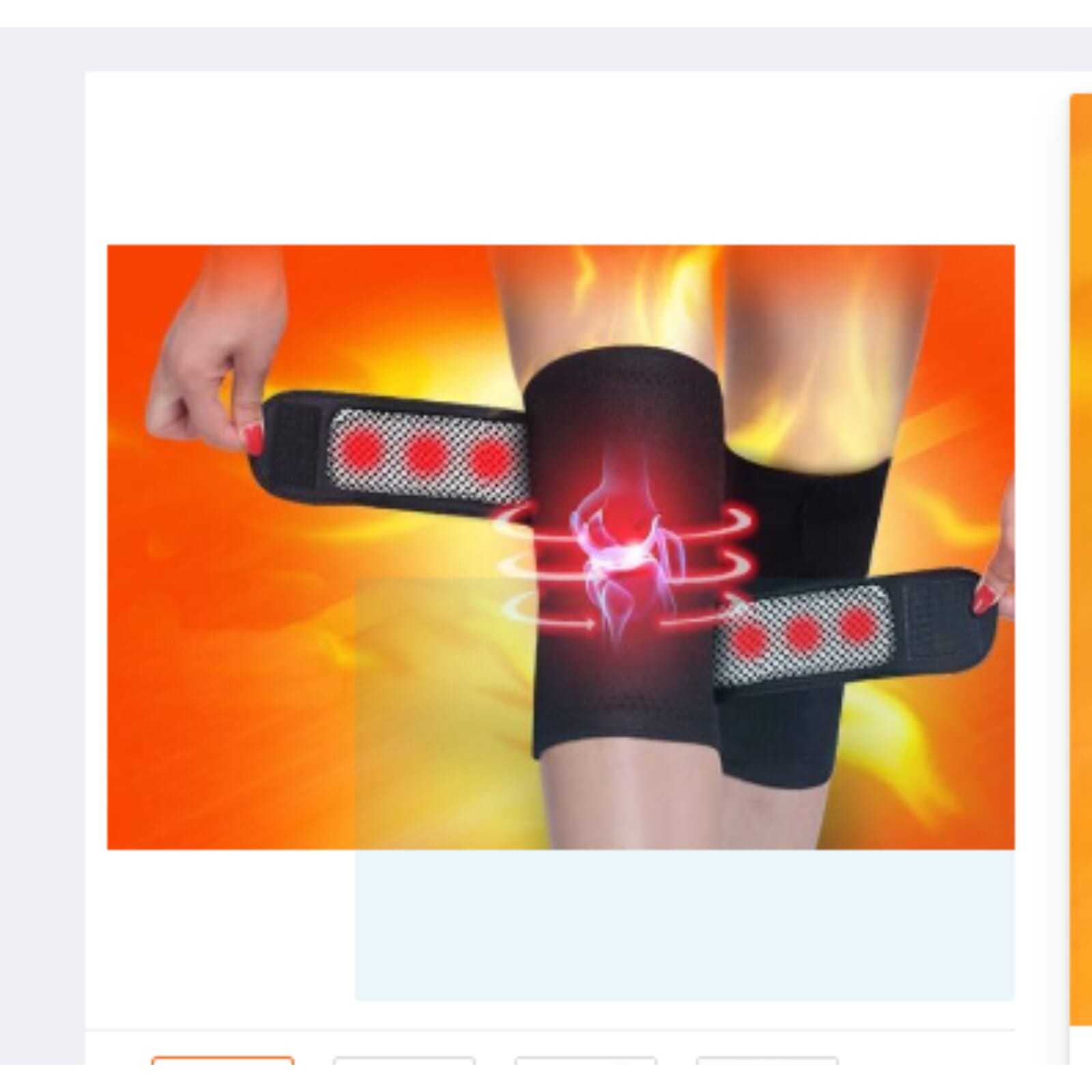 Relax Self Heating Knee pad Magnetic Therapy Knee Support Belt Knee Massager Kne