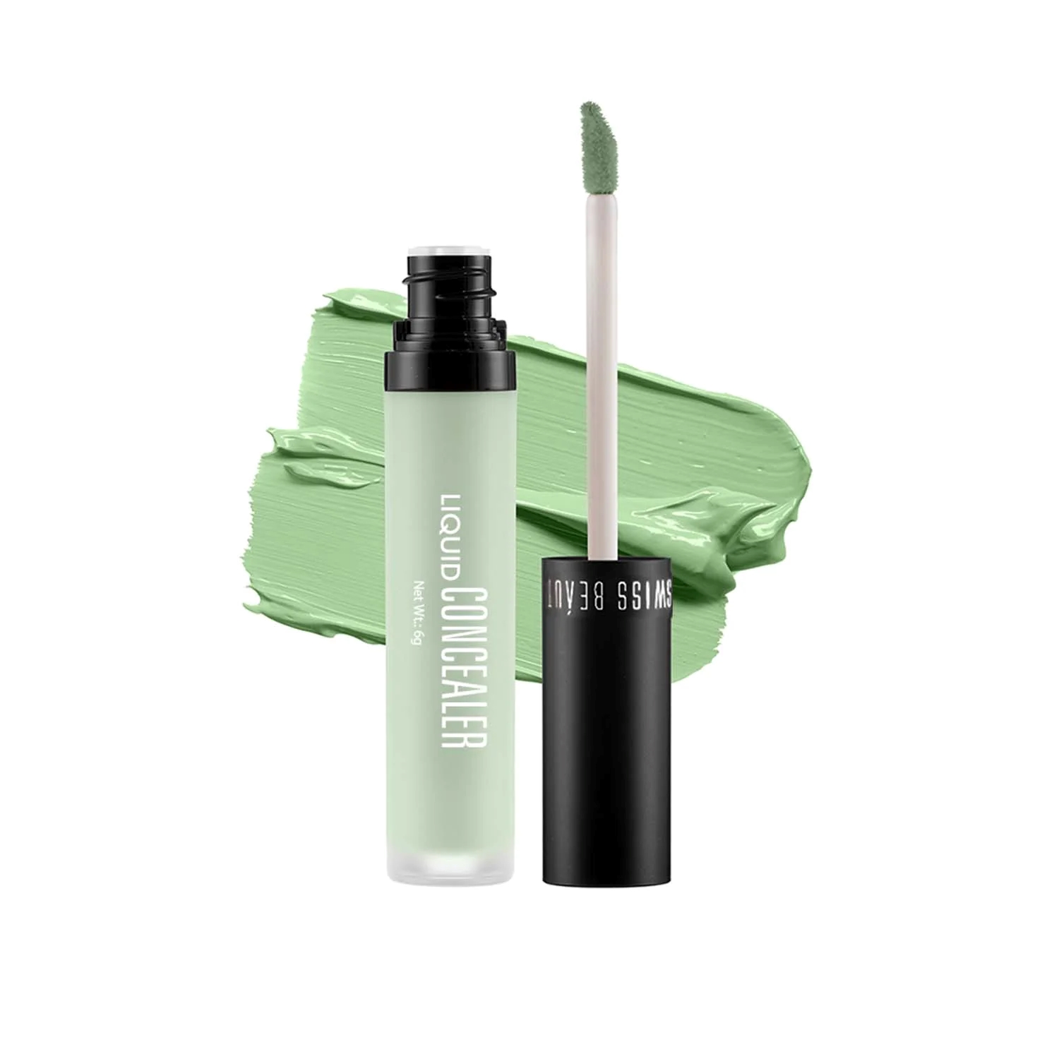 Swiss Beauty Flüssig-Concealer Sand Sable 02 - Leichter Concealer Mit Voller Deckkraft, Mattem Finish, 5,6 G