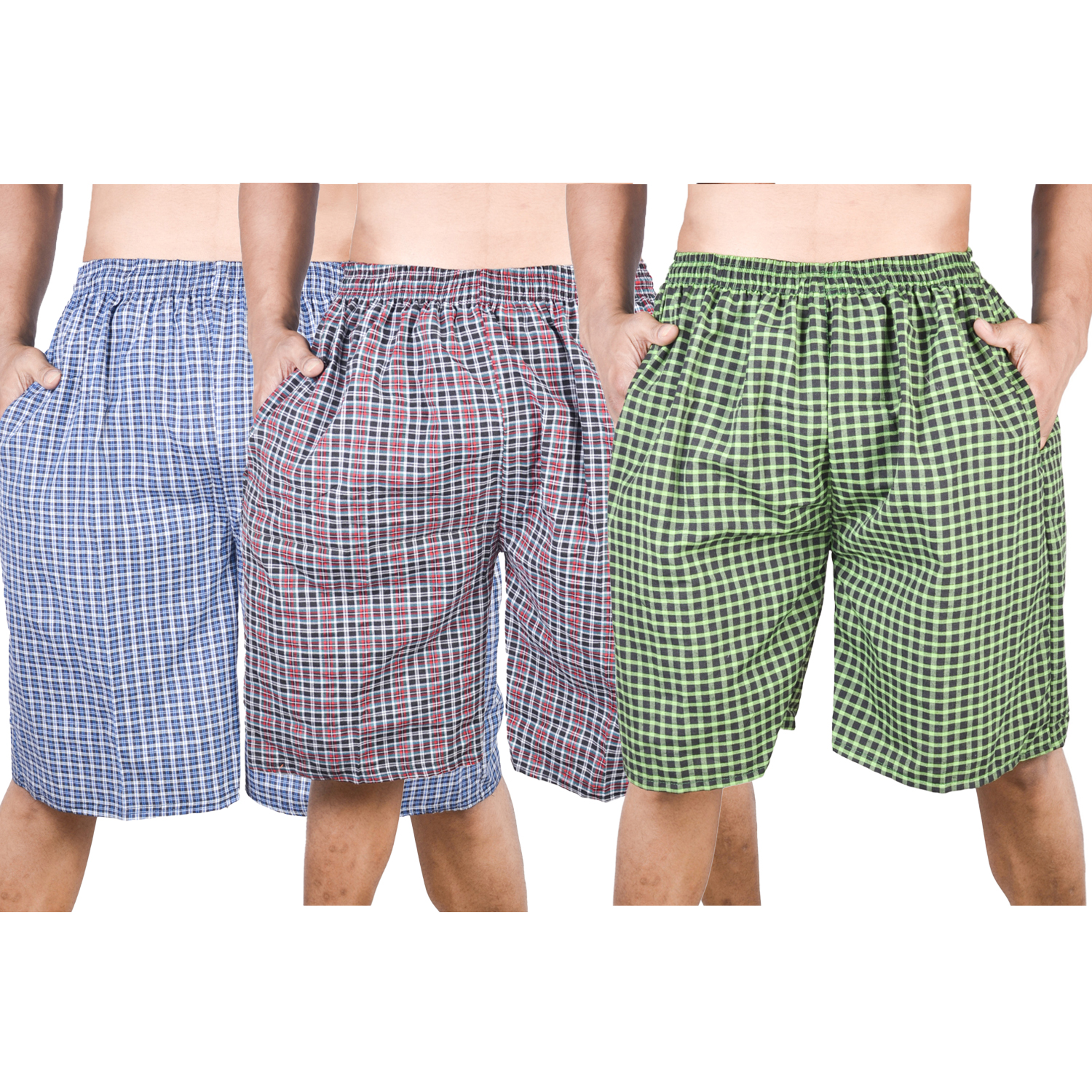 2022 New Arrivals Stylish Summer Wear Men ( Set Of 3 )shorts/Half Pant By Arushi