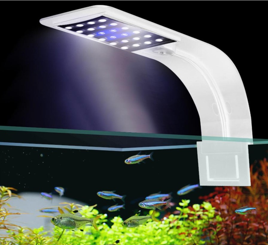 Aquarium Led Lighting Clamp Lamp blue And White Light Jiujiuso 新作通販