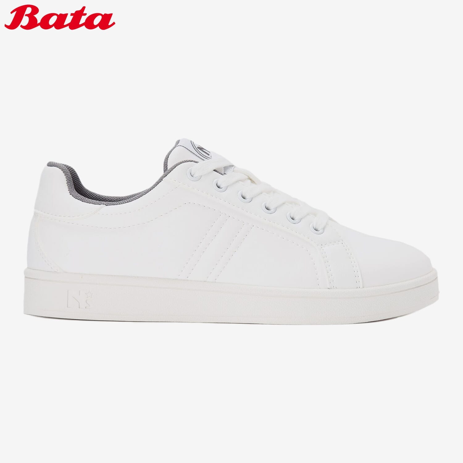 Bata North Star Unisex White Sneakers 5511921