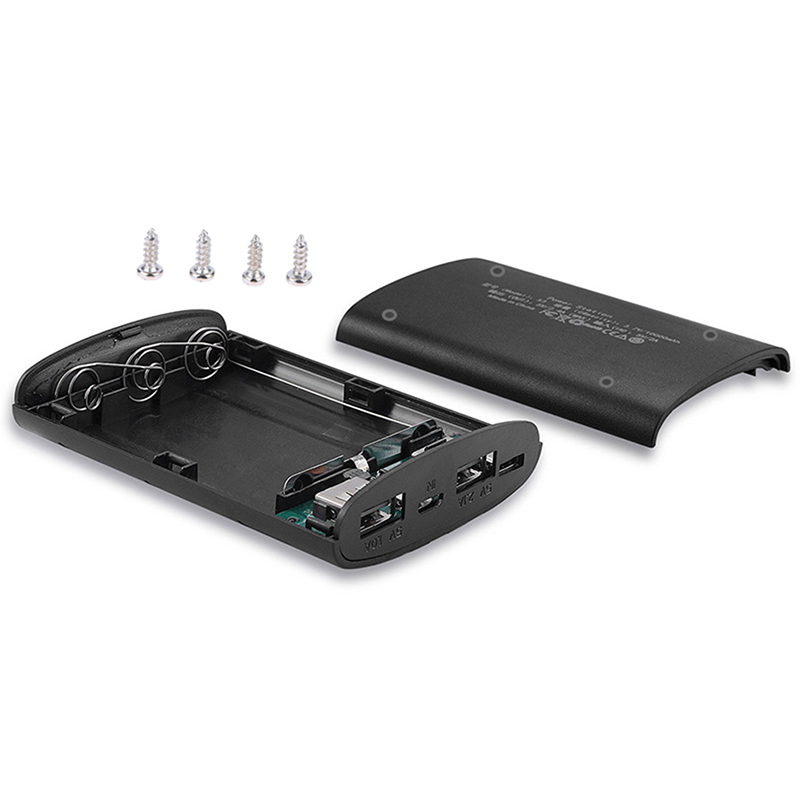 3.7V 3 Slots 18650 Battery Box Case DIY Power Bank Charger Shell ...