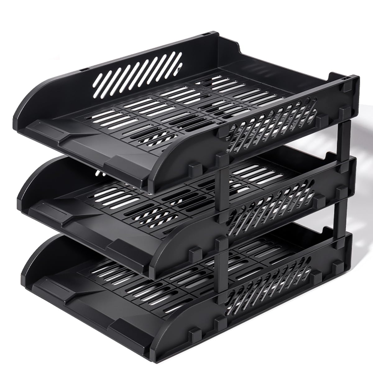 Enlarged Letter Paper Tray - Clear Acrylic Desk Organizers For Document