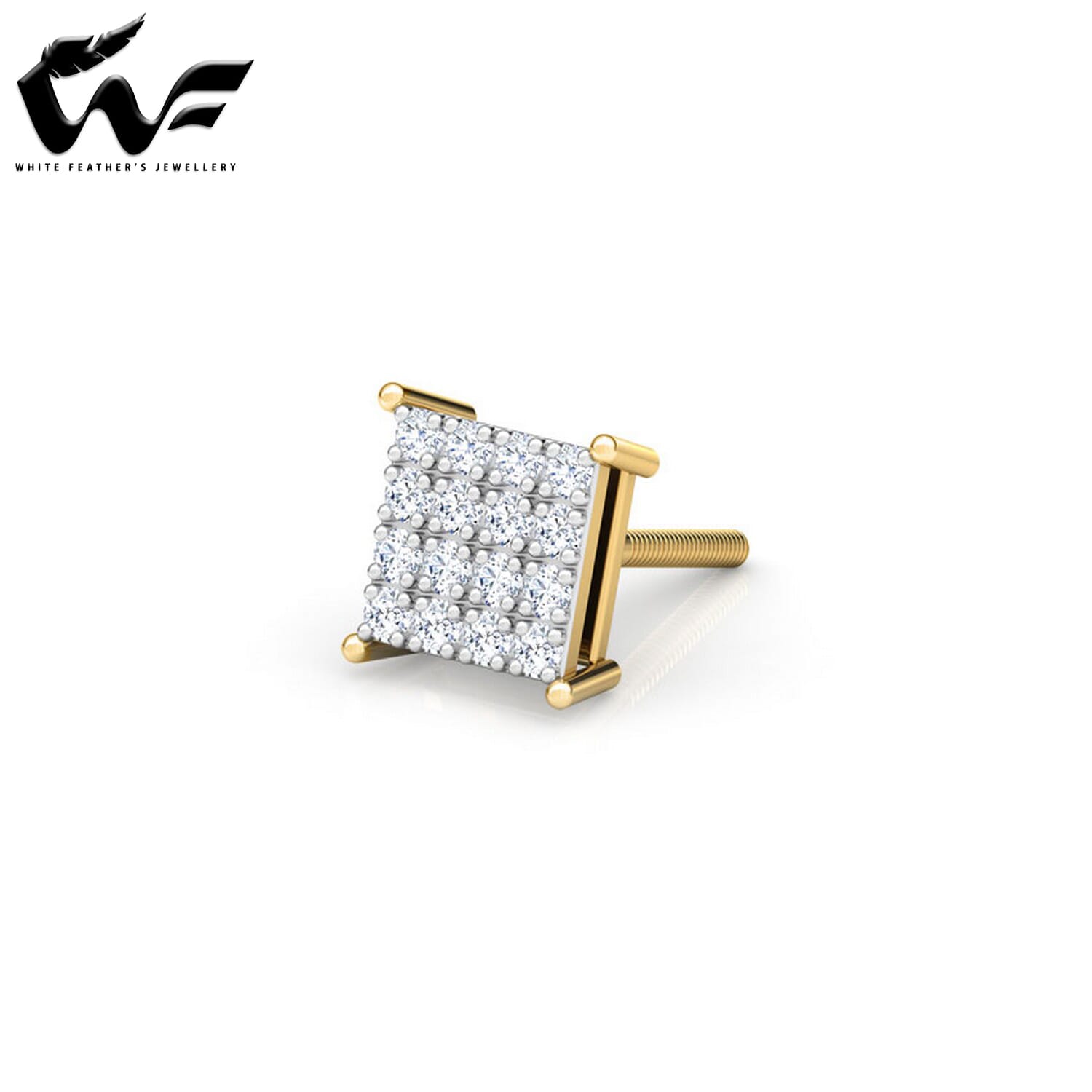 Diamond earrings for hot sale mens for sale