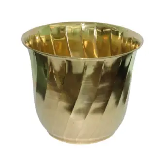 Pittal Brass Flower Vase 30 Cm Diameter Buy Online At Best