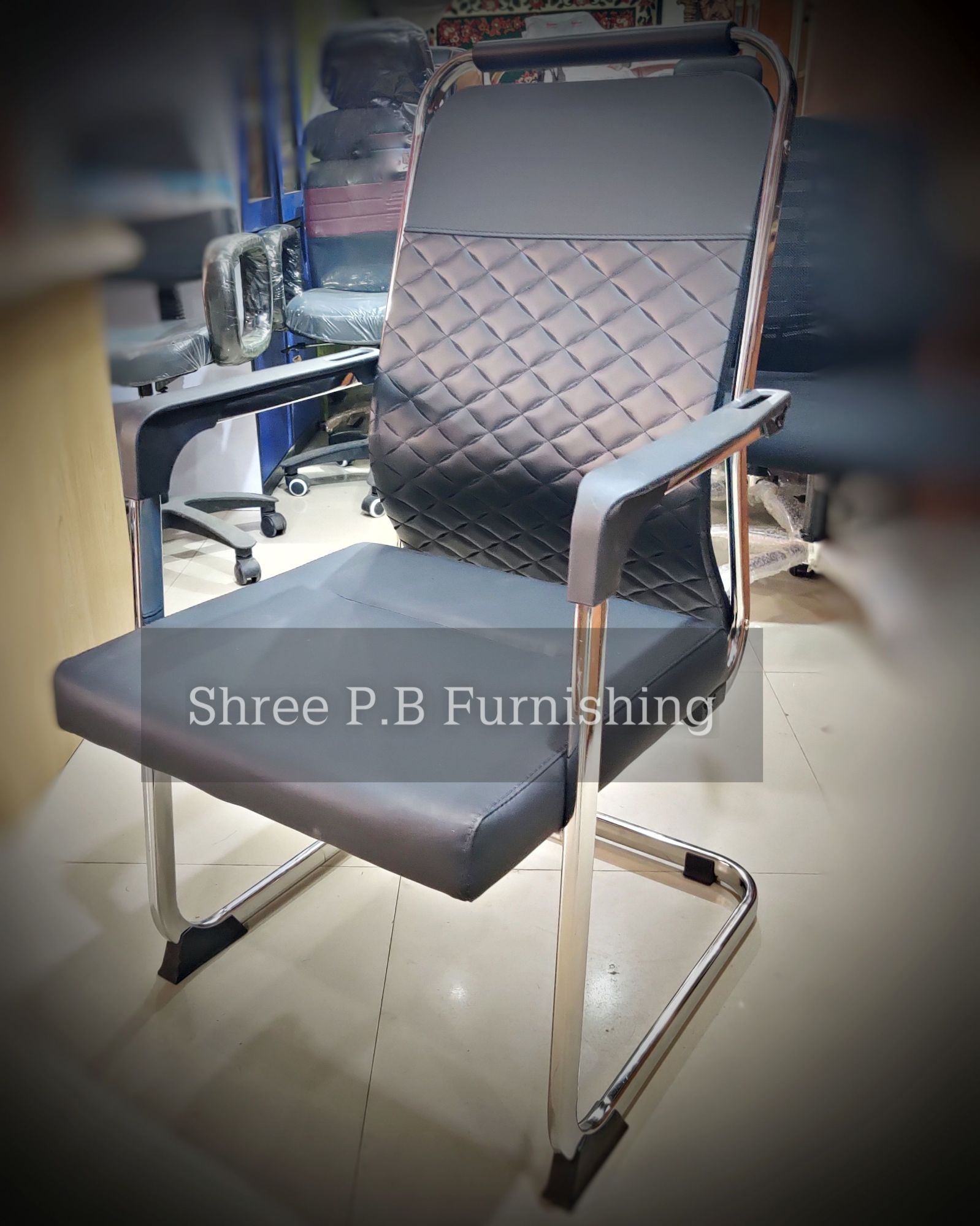 Leatherite Frabic Executive Visitor Chair