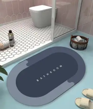 Soft Floor Mats, Quick-drying Bathroom Door Mats, Water-absorbent