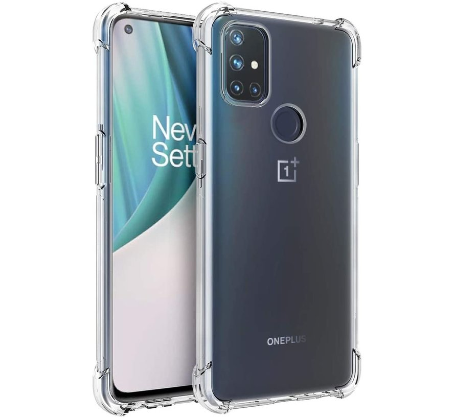 TingYR Cover Per OnePlus Nord N10 5G: Custodia Antiurto In TPU Flessibile, Sottile E Resistente – Colore Rosso