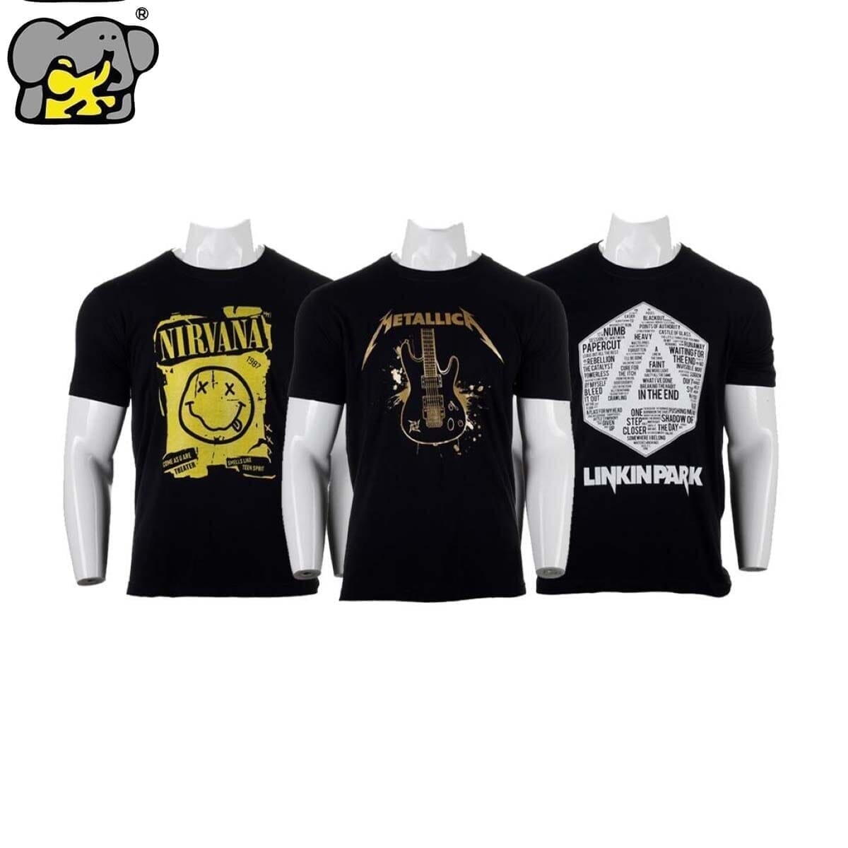 Shangrila Metal Band Combo Of 3 Printed 