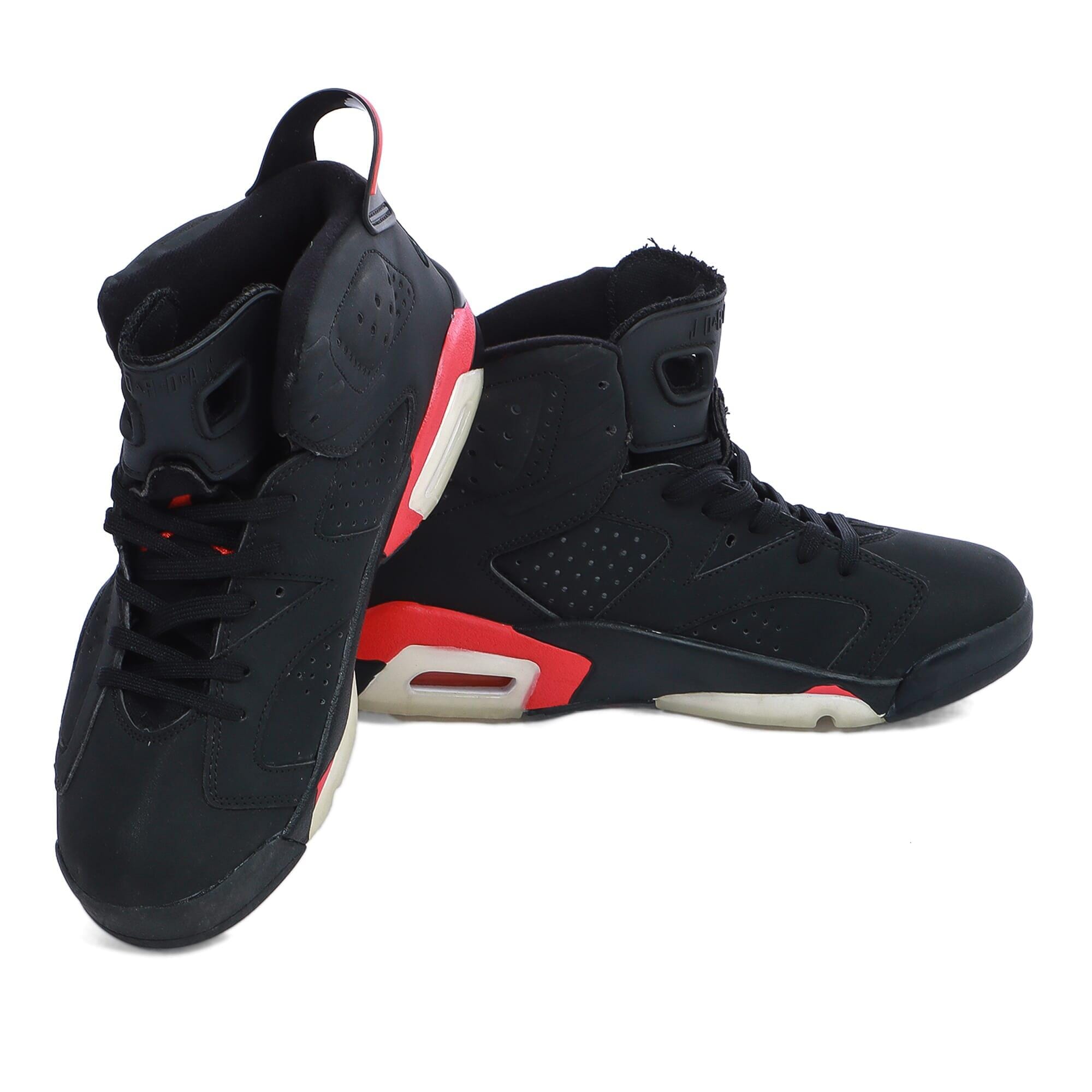 Unisexual Jordan Bred (Black and Red) Sneakers