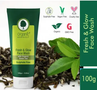 organic harvest fresh and glow face wash