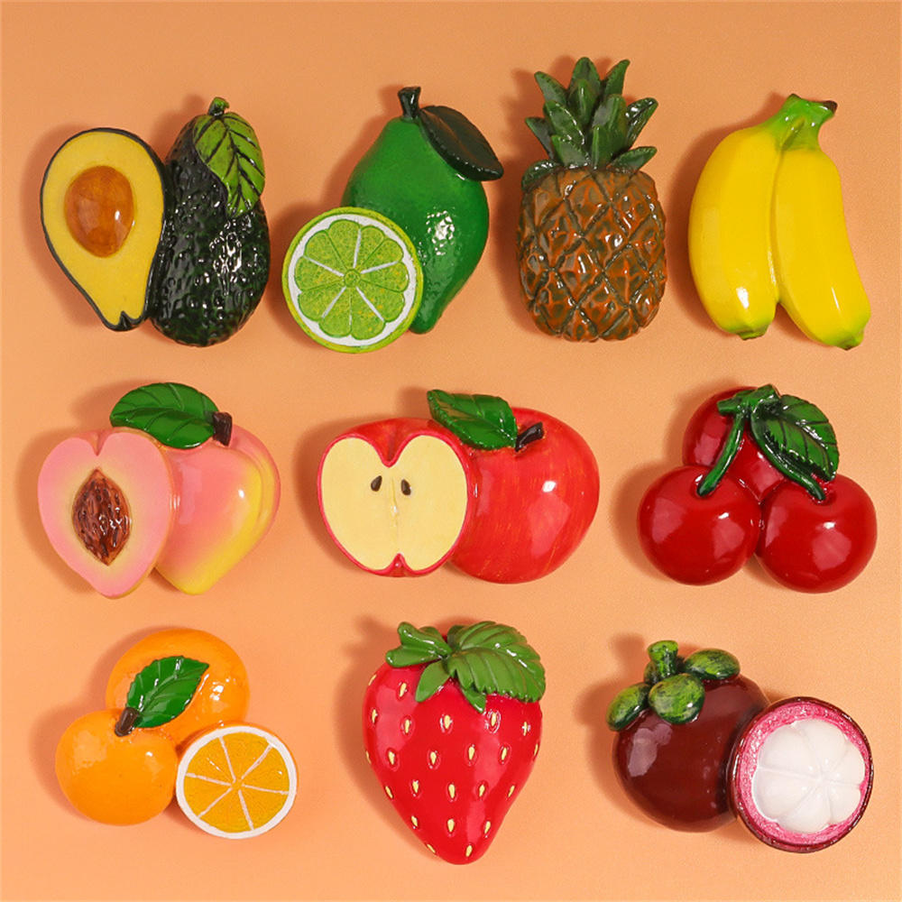 Magnetic Food Magnets Decorative Fridge Magnets Simulated Cartoon for ...
