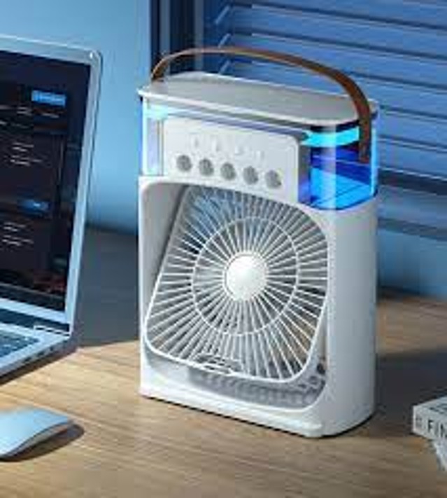 Mini Air Cooler Fan Air Conditioner With Water and Ice Compartment