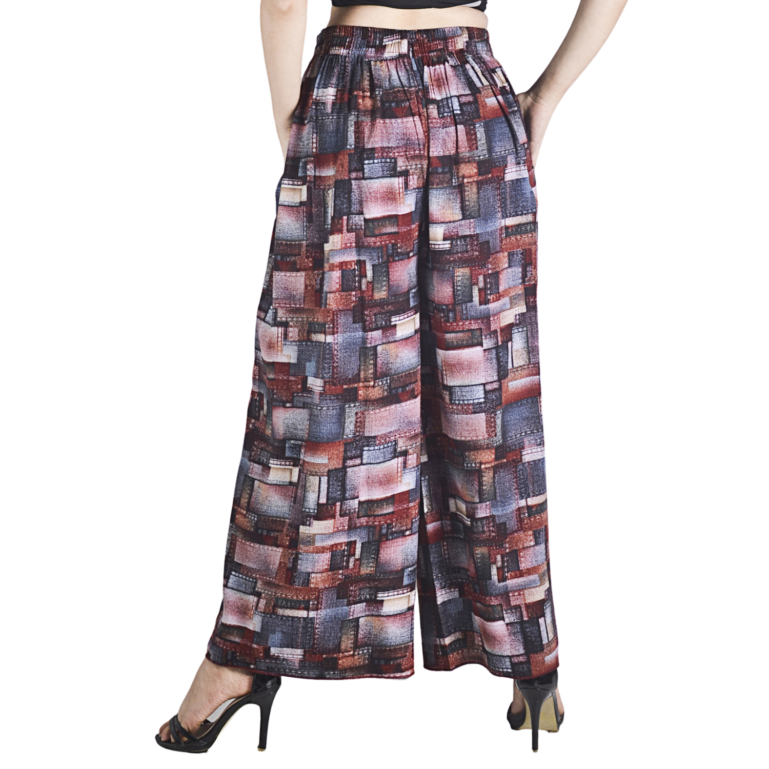 Floral Printed Cotton Plaso Styled Trousers(print may very) By Arushi