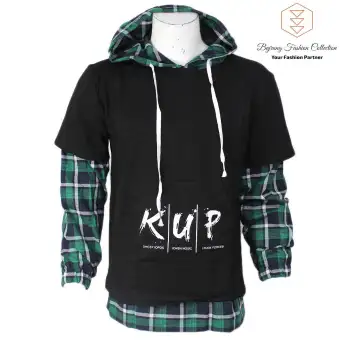 men solid hooded sweatshirt