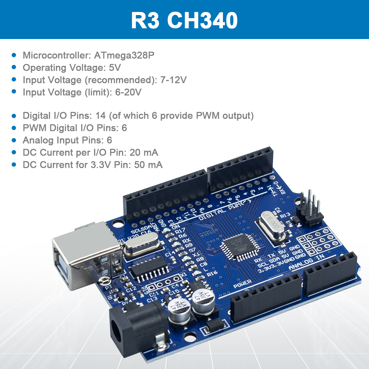 LAFVIN Basic Starter Kit for Arduino Uno R3 Projects Electronic ...