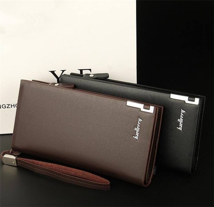 Baellerry Multi-Function Leather Clutch Wallet for Men