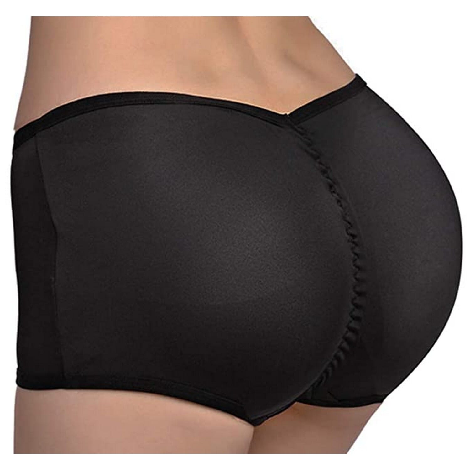 Black V Shape Padded Panties Underwear Shape-Wear Hip Lifter