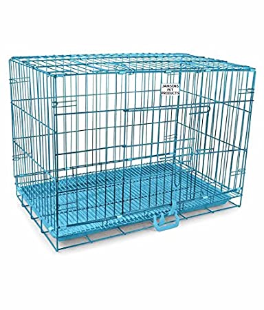 blue dog crate