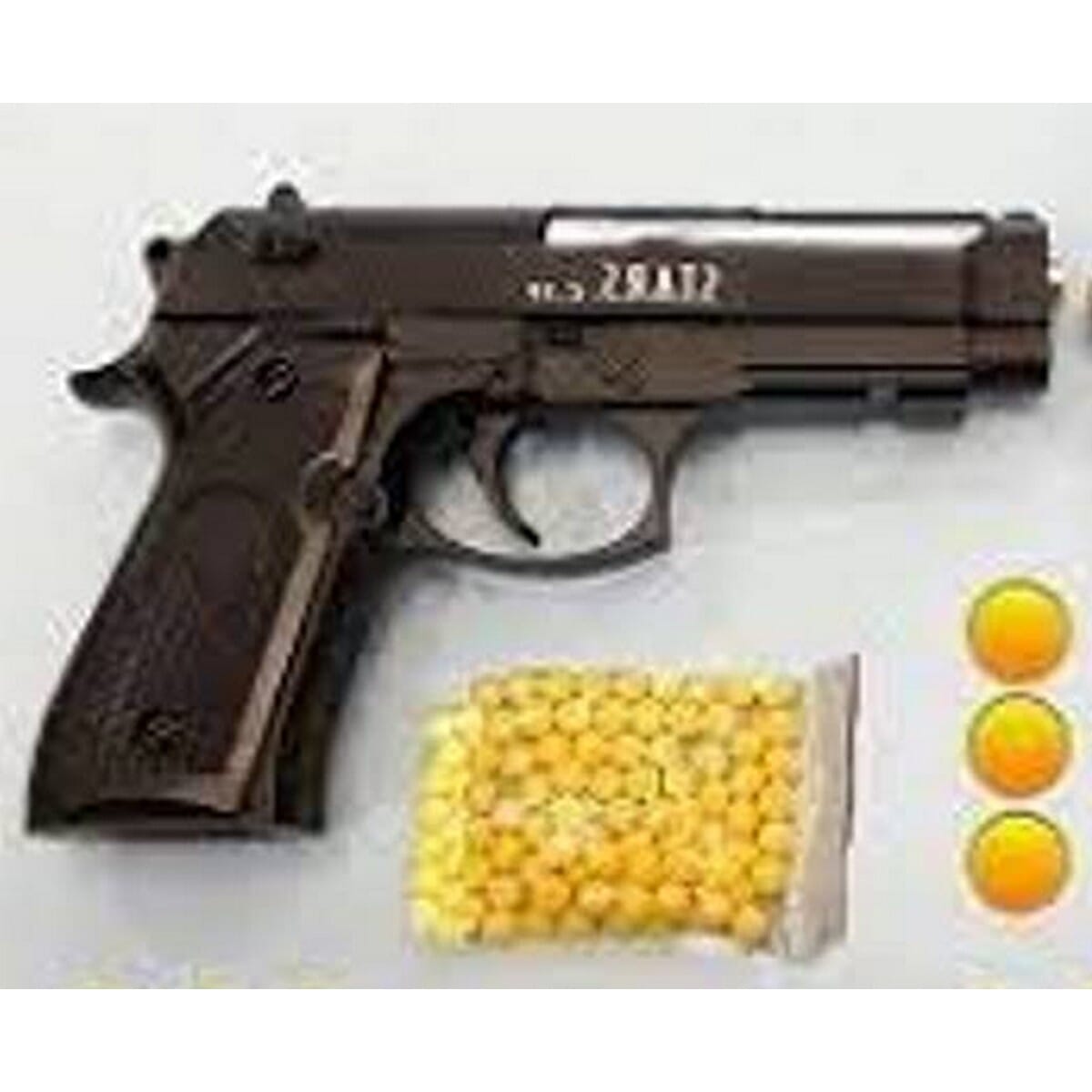 Realistic Beretta Toy Gun Yellow Plastic Ball Bullet, 46 OFF