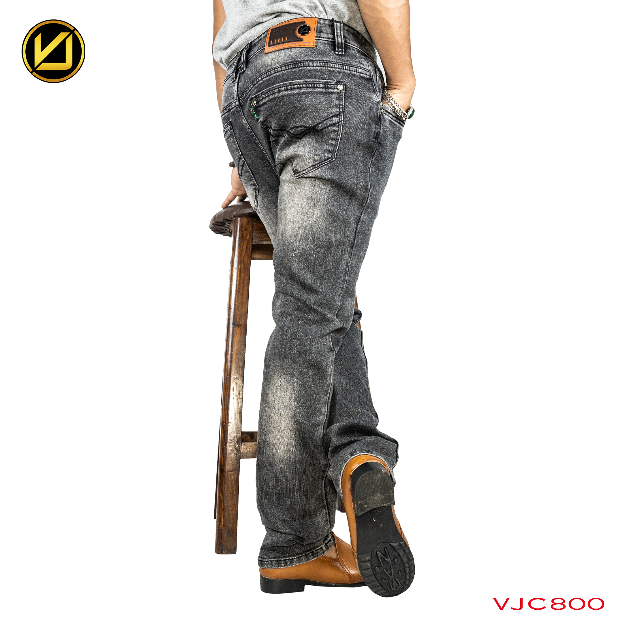 Buy VIRJEANS ( VJC800 ) Regular Fit Denim Jeans Pant For Men-Dark Grey from  Virjeans