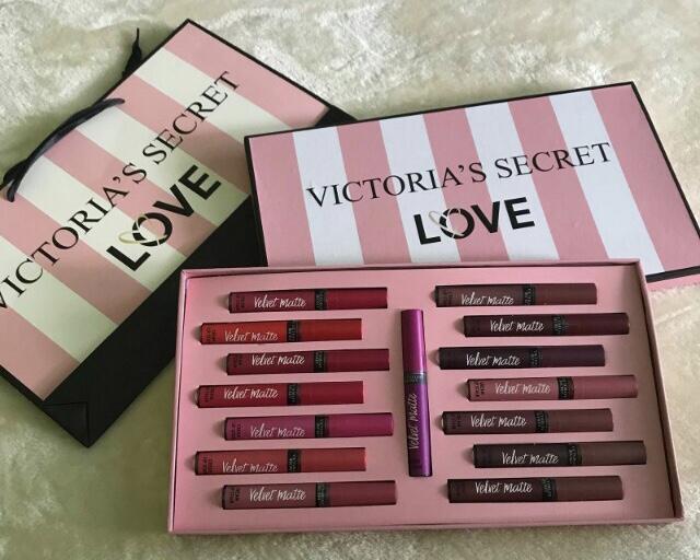 victoria secret velvet matte lipstick set price