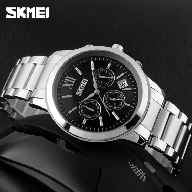 SKMEI 9097 Business Chronograph Stopwatch Date Display