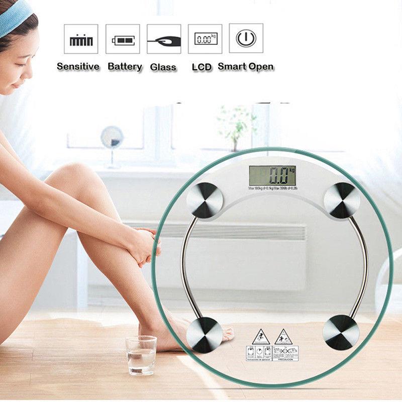 Digital Personal Weighing Machine Bathroom Scale Glass Weight Scale