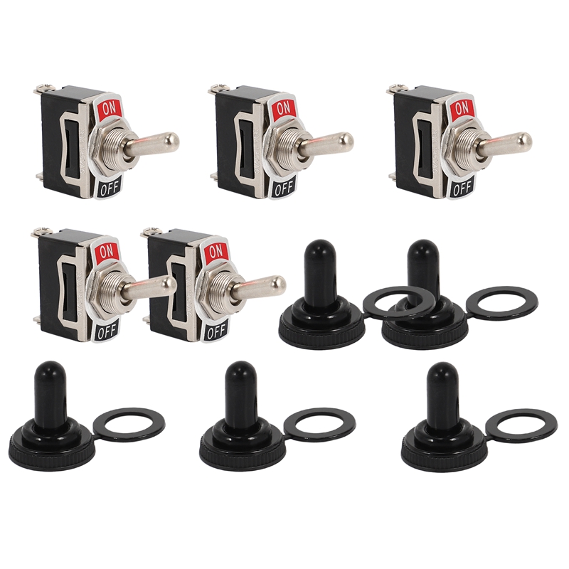 Heavy Duty Rocker Toggle Switch 15A 250V 20A 125V SPST 2 Pin ON/OFF ...