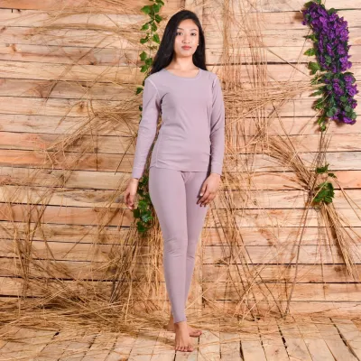 Mixed Cotton Thermal Set For Women