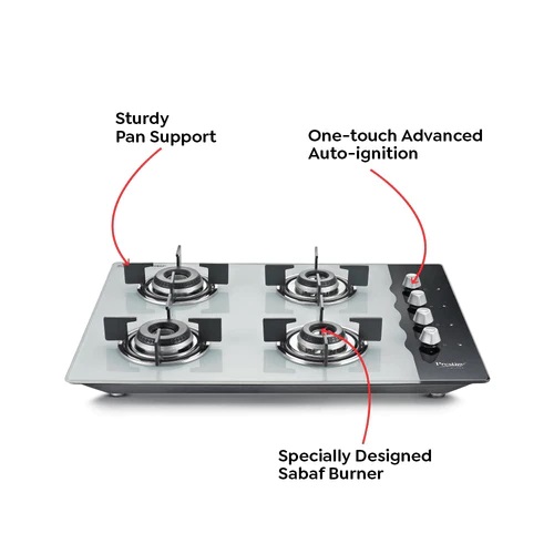 prestige 40557 hob glass top auto ignition gas stove