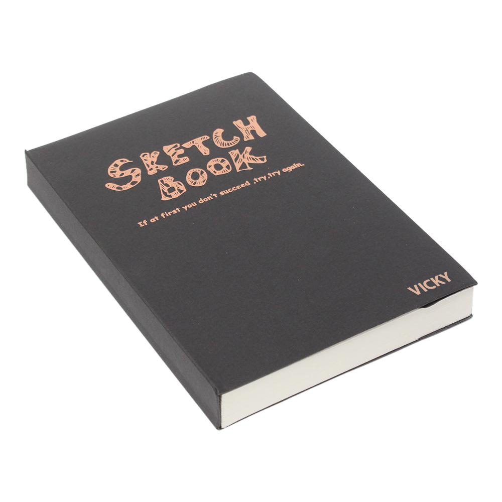Vicky Kraft Covered Diary Sketch Book A5 120 Sheets, 100 GSM Acid