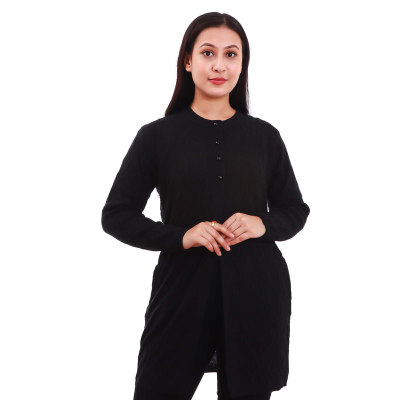 long sweater kurti