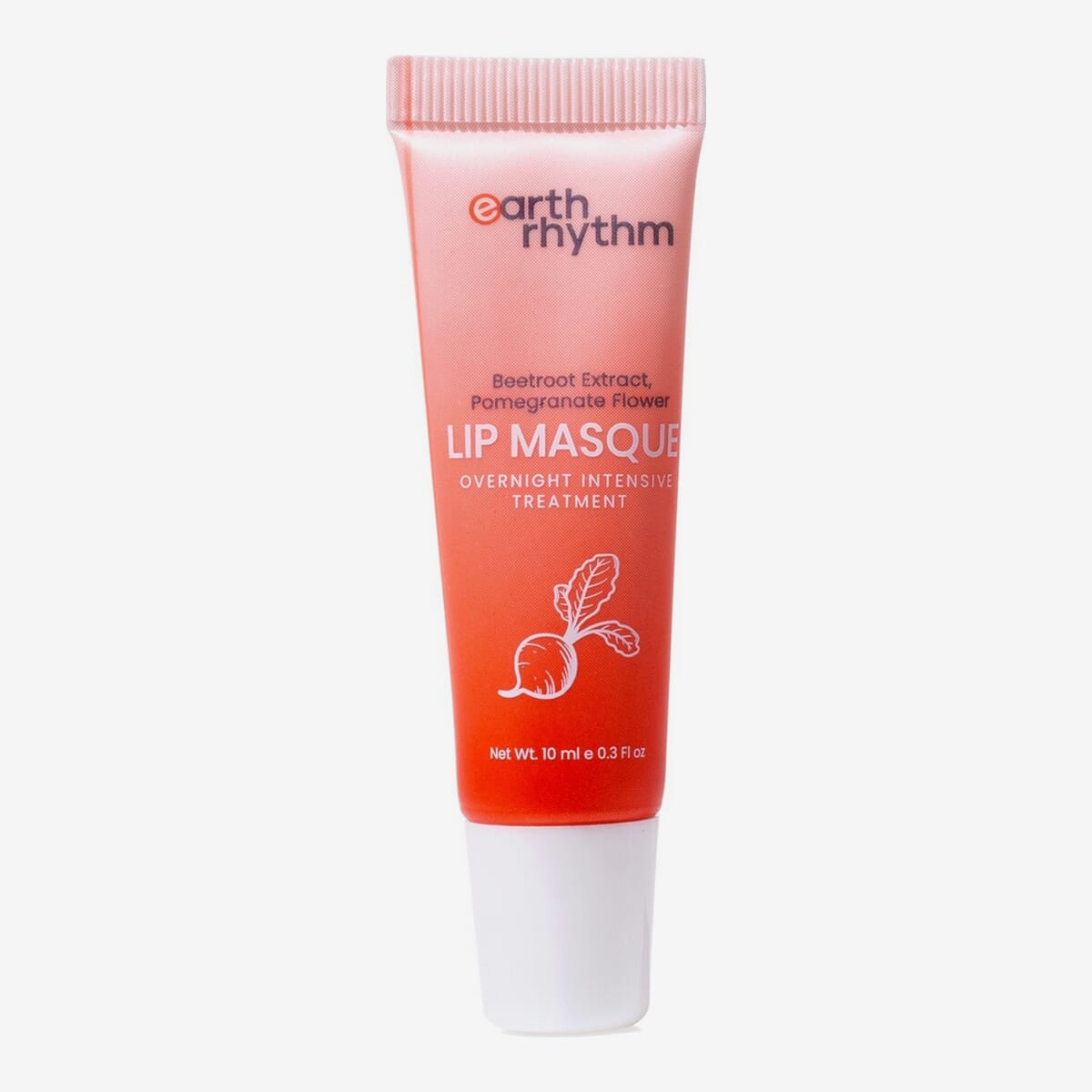 Earth Rhythm Lip Mask Overnight Intensive Treatment Nourishes, Smoothens, Plumps & Hydrates Dry Chapped Lips - 10 gm