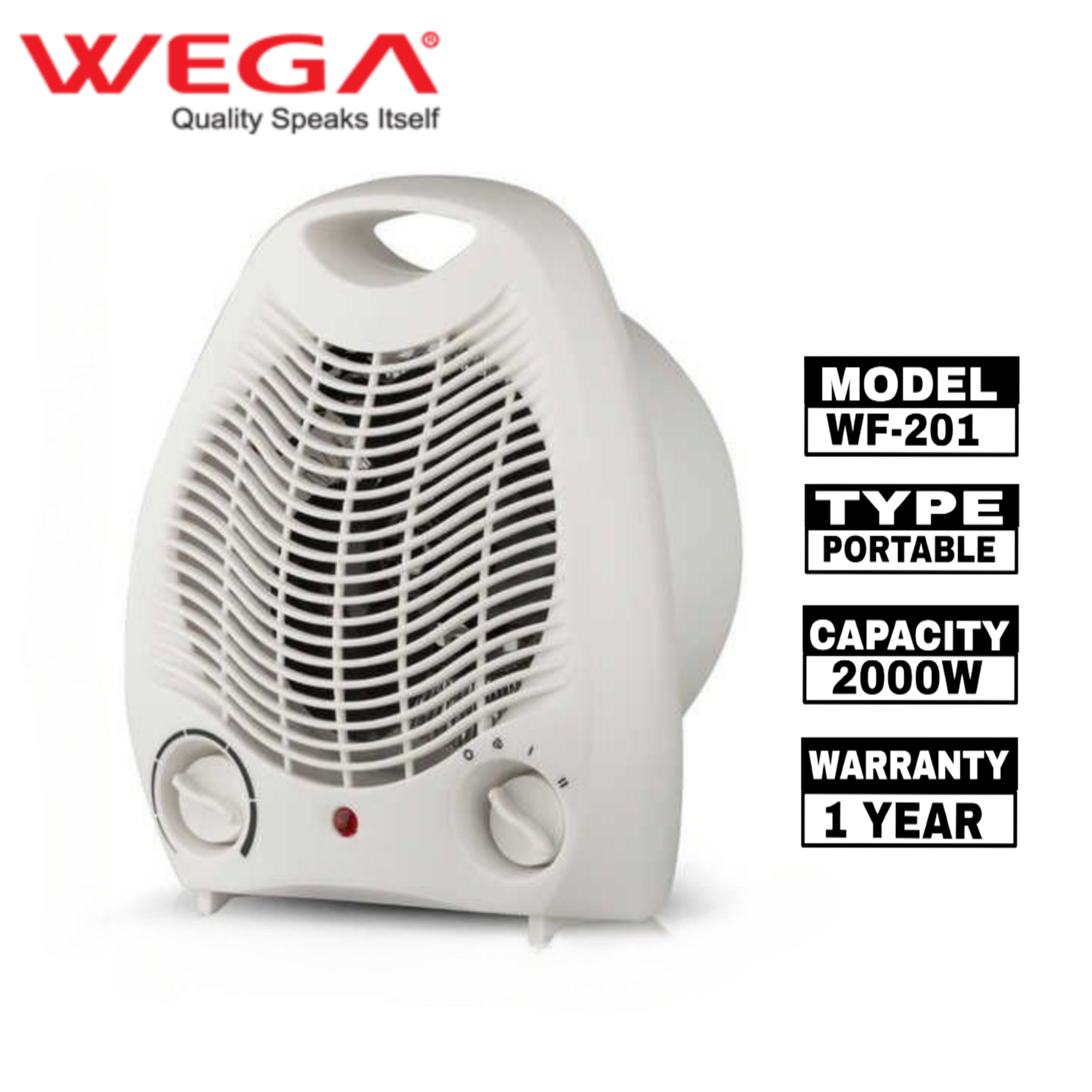 Wega WF-201 2000W Premium Fan Heater
