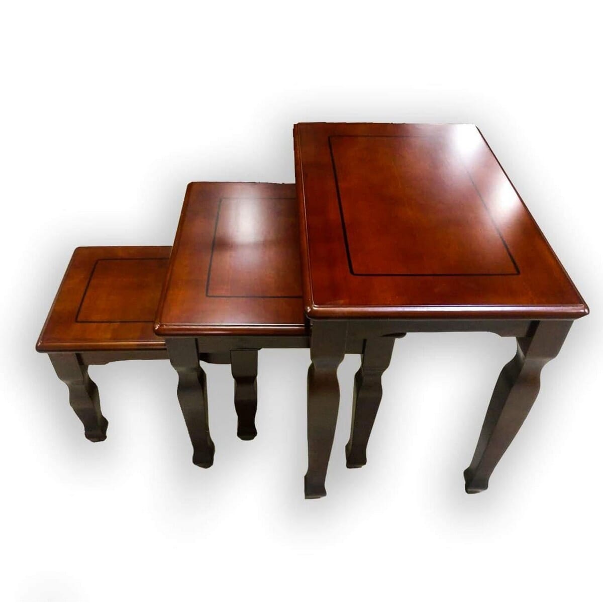 3 Set Solid Wooden Nesting Table | Daraz.com.np