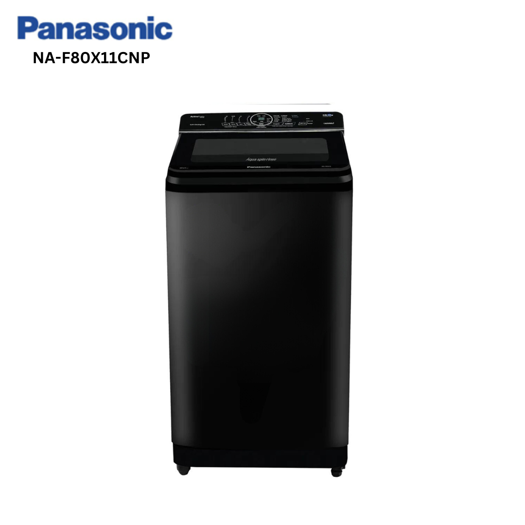 Panasonic 8 Kg Smart WiFi MirAIe Top Load Washing Machine NA-F80X11CNP - Big Digital