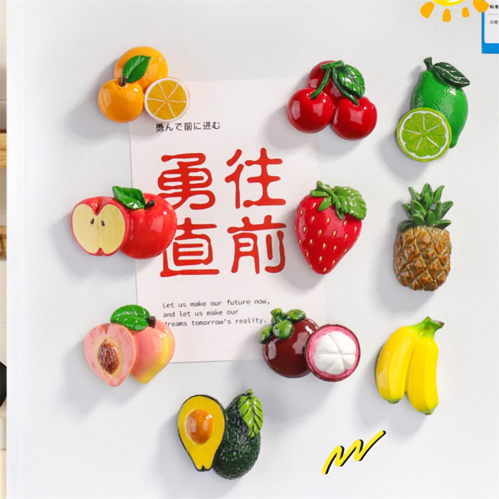 Magnetic Food Magnets Decorative Fridge Magnets Simulated Cartoon for ...