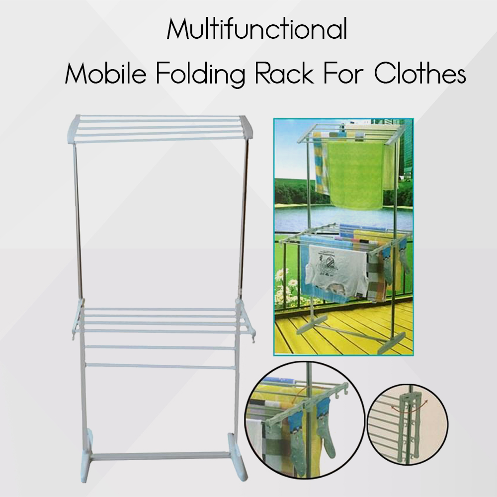 Multifunctional mobile folding racks sale