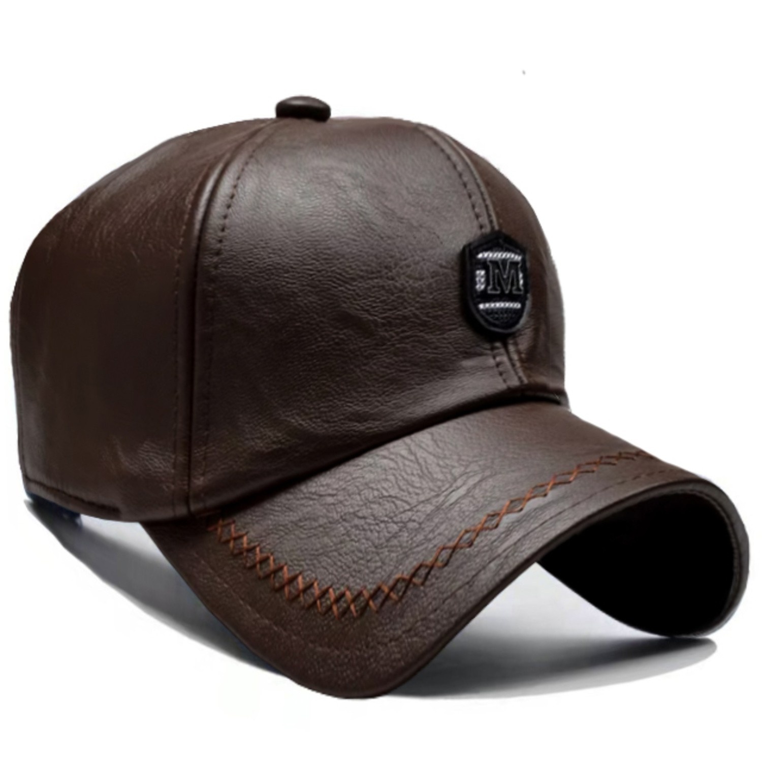 Cap Stylish Leather Bonnet Outdoor New Fashion Casual Hat | Daraz.com.np