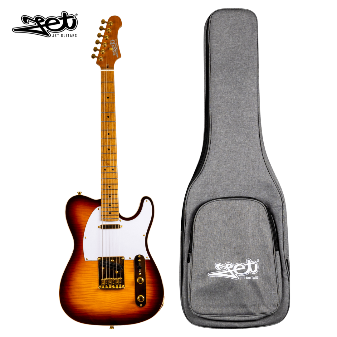 Jet Guitars JT 600 BS G HS Roasted Maple Gold Hardware w/ Gigbag