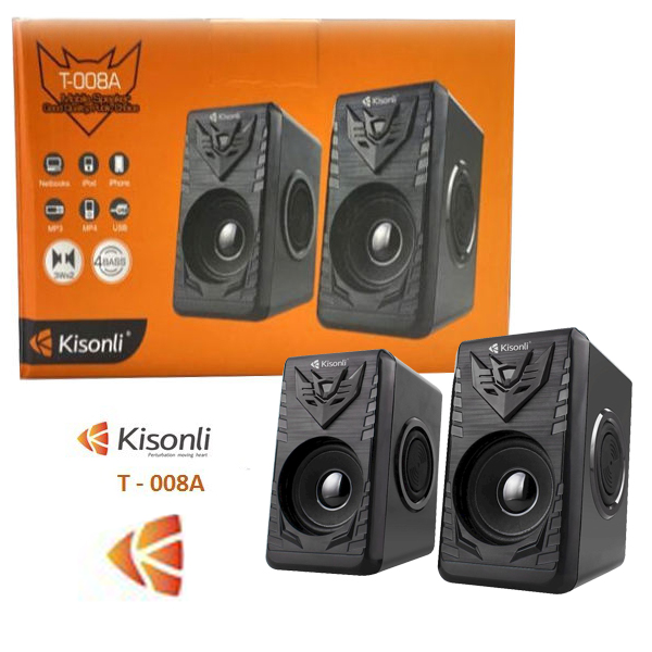 Kisonli T-008A Multimedia Speaker Usb 2.0: Buy Online at Best Prices in  Nepal | Daraz.com.np