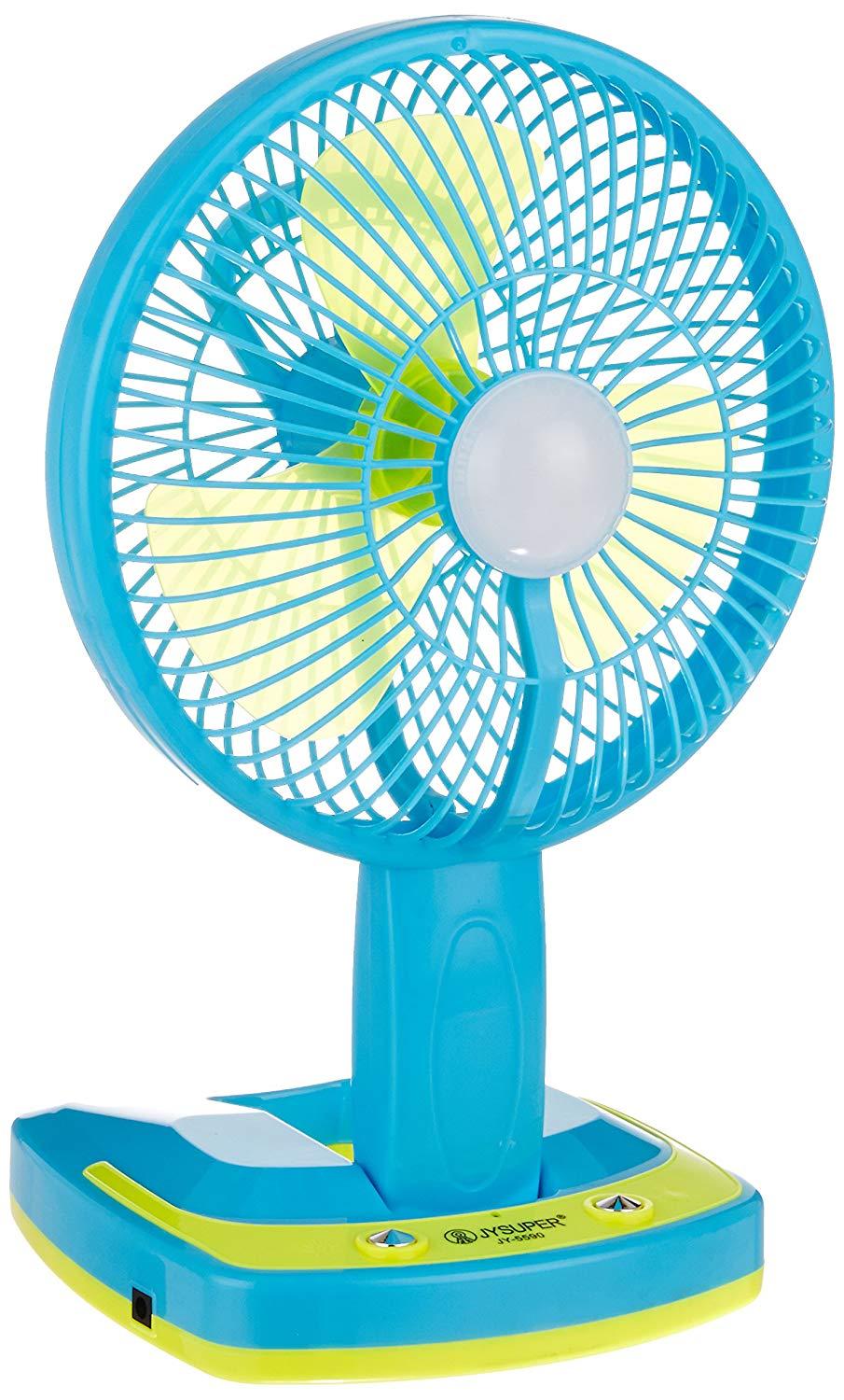 Rechargeable Fan With Bright LED Light