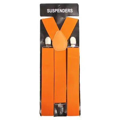 Oakley Factory Suspenders blackout/soft orange trouser braces - Sportano.com