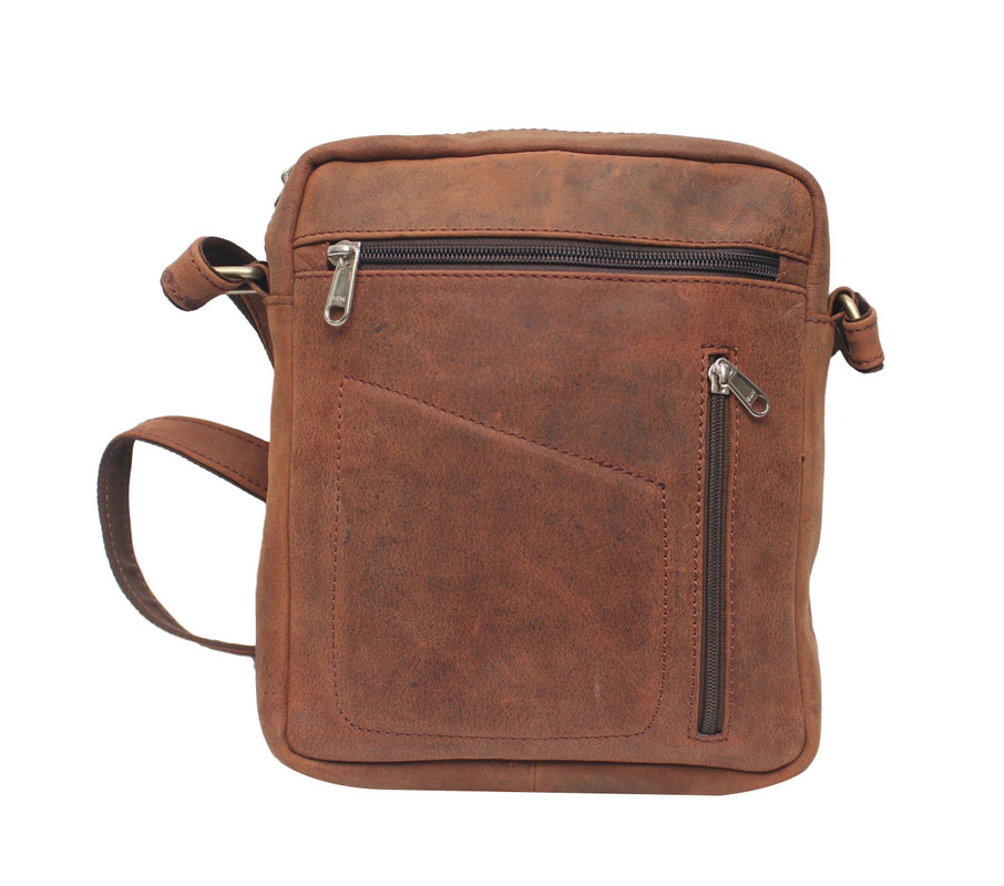 tan leather side bolsa