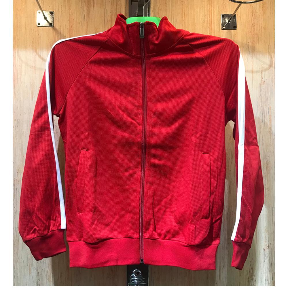 Red discount track jacket