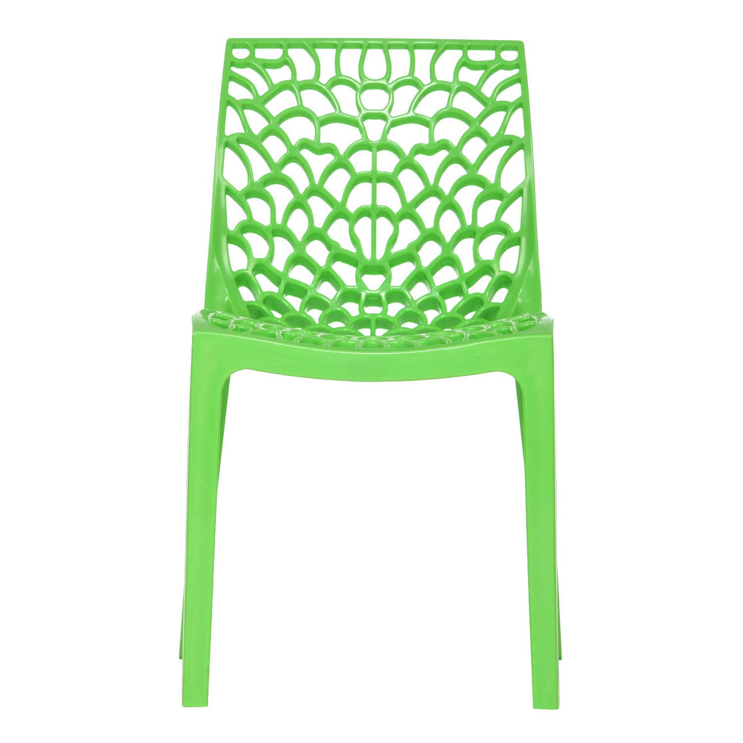 Green Plastic Web Chair