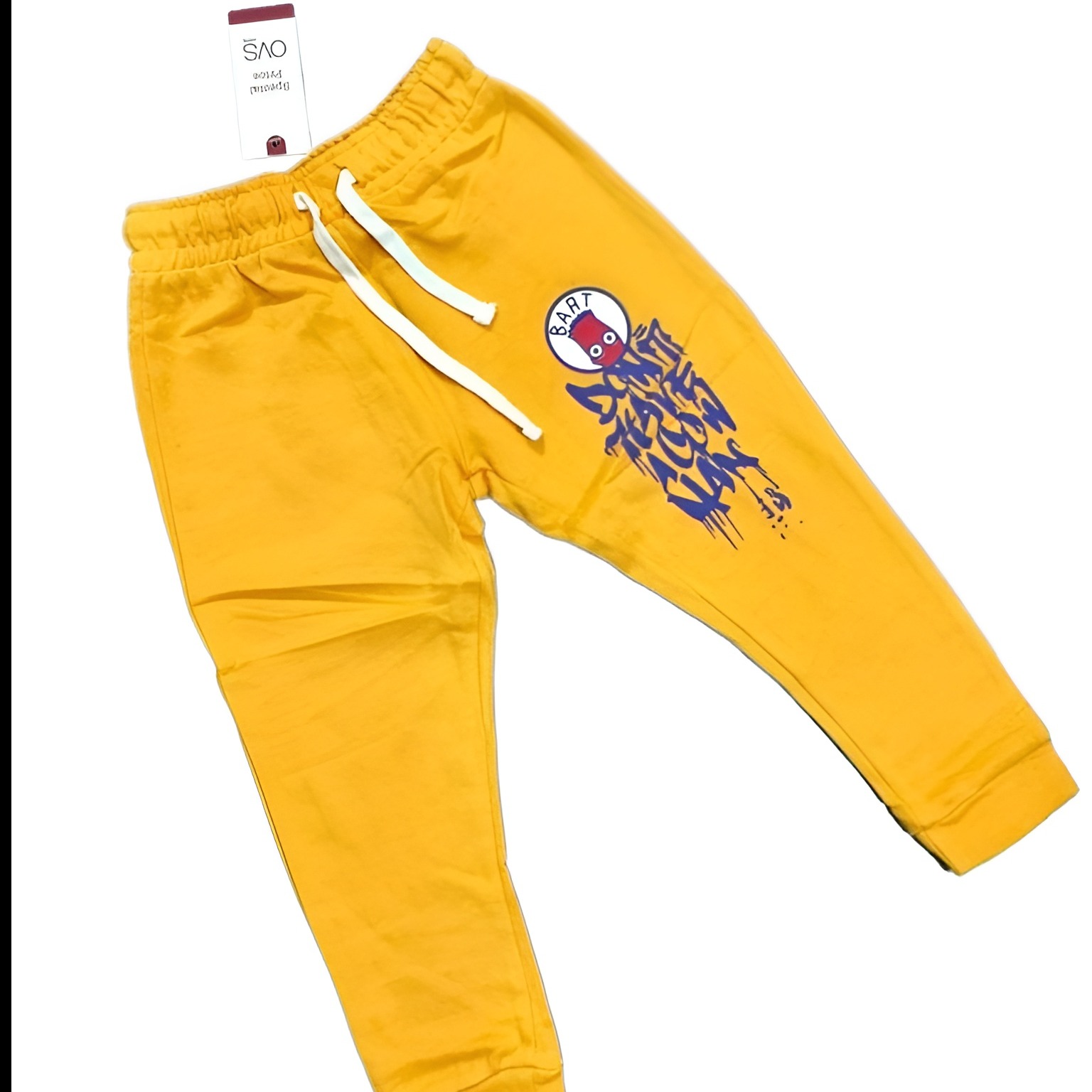 Buffalo Kids Trousers Soft Yellow Flowers