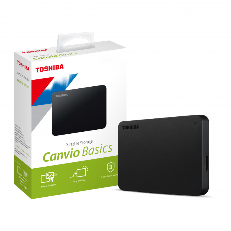 Toshiba Canvio Basics 4TB Portable External Hard Drive USB Toshiba Canvio Basics 4TB Portable External Hard Drive USB